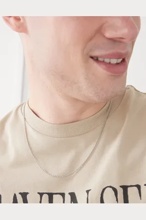 FADED FUTURE Collar de cadena fina estilo cordón de