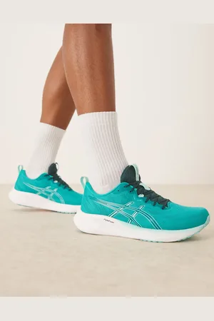 Asics Zapatillas de deporte verde menta y cerceta para correr Gel-Pulse 16 de -Azul