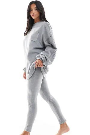 ASOS Leggings de estar por casa de felpa Mix & Match de ASOS DESIGN Petite