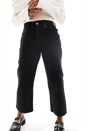 ASOS Vaqueros capri puro de pernera recta de ASOS DESIGN Petite