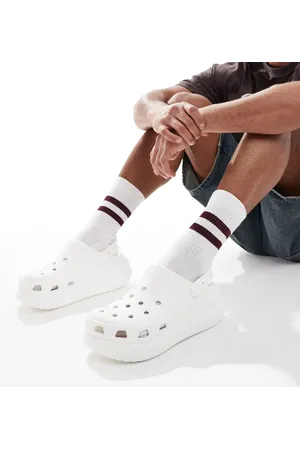 Crocs Zuecos blancos Crush de