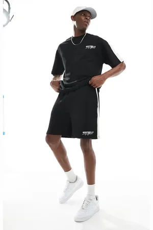 River Island Pantalones cortos negros Monticello de (parte de un conjunto)