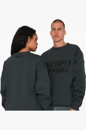 Multiply Apparel Camiseta negra extragrande Twist de -Negro