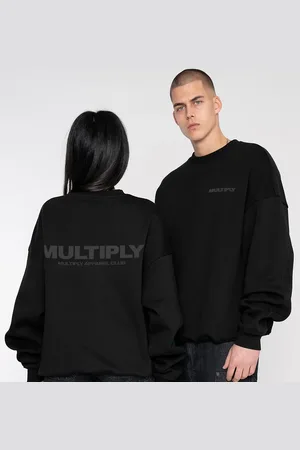 Multiply Apparel Sudadera negra extragrande Multiply 2 de -Negro