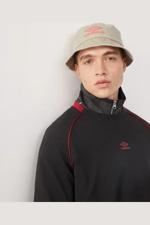 Umbro Sombrero de pescador rojo Drill de