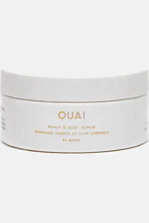 OUAI Exfoliante para cuerpo y cuero cabelludo de tamaño viaje St. Barts de 96,4 g de
