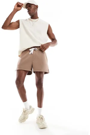 ASOS Pantalones muy cortos marrones de -Marrón