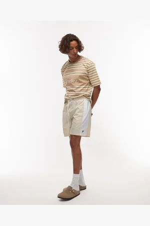 Parlez Pantalones cortos blancos holgados con panel en contraste Copa de