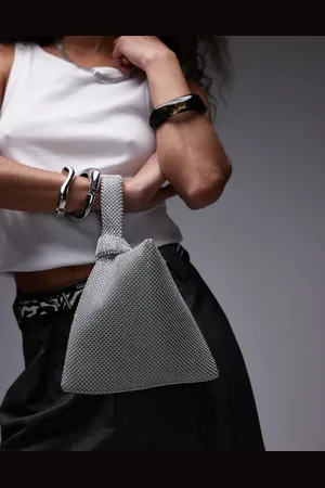 Topshop Bolso de mano con diseño adornado y detalle de nudo Gwyn de