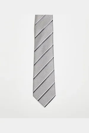 Kaiia Corbata gris y negra a rayas de -Multicolor