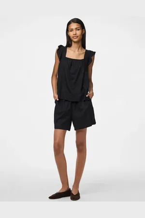 Pieces® Pantalones cortos negros de