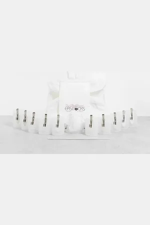 Easilocks Set de bolsa con rulos blancos Glam On The Go de -Sin color