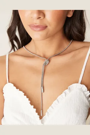 DesignB London Collar tipo reata con detalle de nudo de