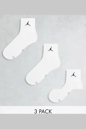 Jordan Pack de 3 pares de calcetines blancos de caña baja Flight 2.0 de