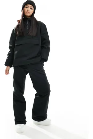 Threadbare Pantalones de esquí negros de pernera ancha de