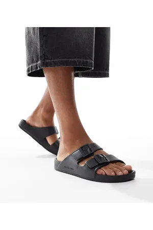 JACK & JONES Sandalias negras con correas de -Negro