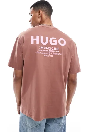 Hugo Blue Camiseta holgada Nalono de