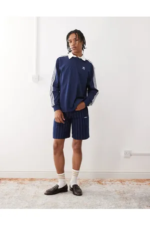 adidas Pantalones cortos con raya diplomática de