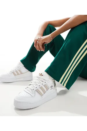 adidas Zapatillas de deporte blancas y color topo Forum Bold de