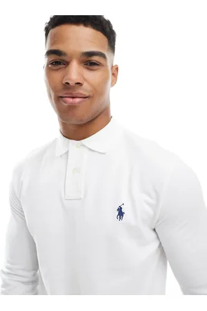 Ralph Lauren Polo de corte ajustado customizado con manga larga de