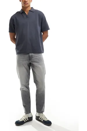 ASOS Vaqueros lavado de corte tapered de