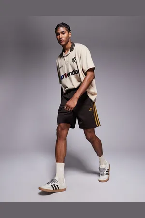 adidas Pantalones cortos marrones Firebird de