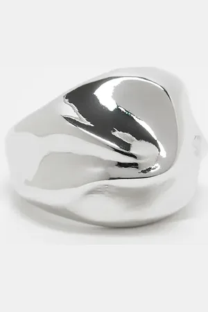 ASOS Anillo grueso efecto fundido de
