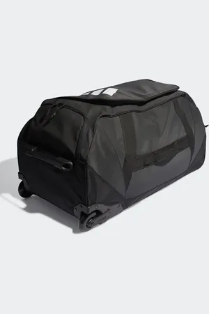 adidas Mochila con ruedas grande negra y blanca de -Negro