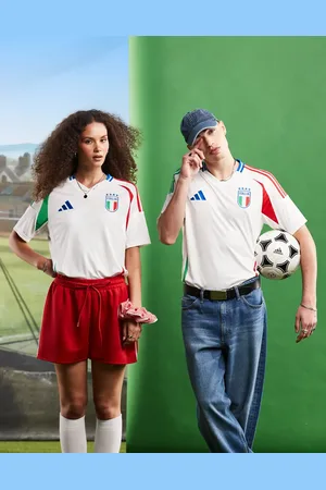 adidas Camiseta blanca con diseño de la segunda equipación de Italia para la Eurocopa 2024 de adidas Football