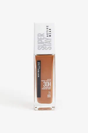 Maybelline Base de maquillaje líquida de cobertura total Superstay 30h de -Blanco