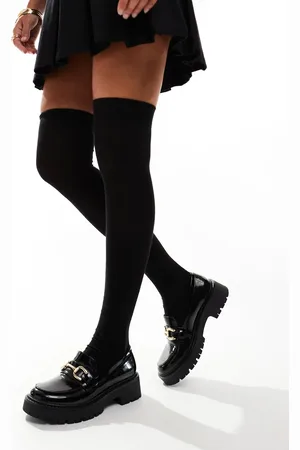 ASOS Calcetines negros hasta el muslo de