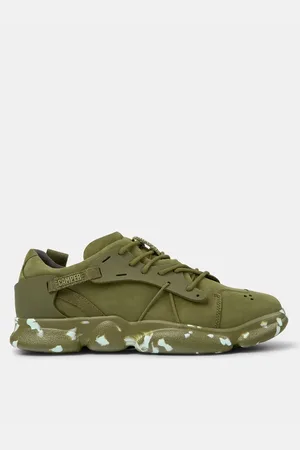 Camper Zapatillas de deporte verdes con cordones de