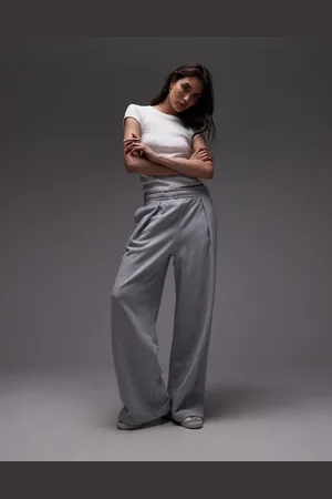 Lacoste Joggers grises de pernera ancha de