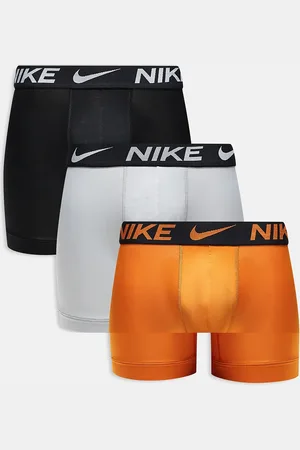 Nike Pack de 3 calzoncillos bóxer de color gris, marrón y negro básicos de microfibra Dri-FIT Essential Microfibre de -Multicolor