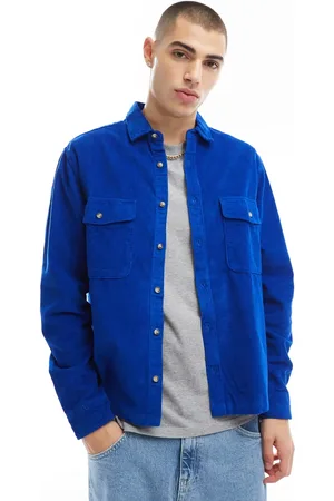 ASOS Sobrecamisa de corte cuadrado extragrande de pana de