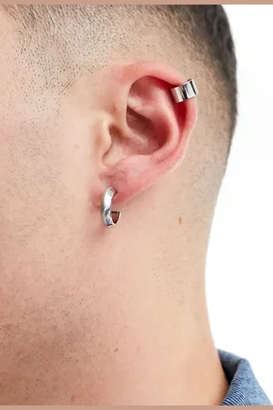 Icon Brand Set de pendientes plateados Tribus de