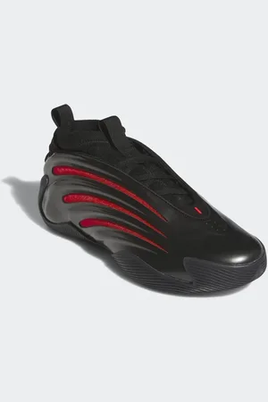 adidas Zapatillas de deporte negras, rojo lúcido y blanco nube Harden Volume 9 de -Negro