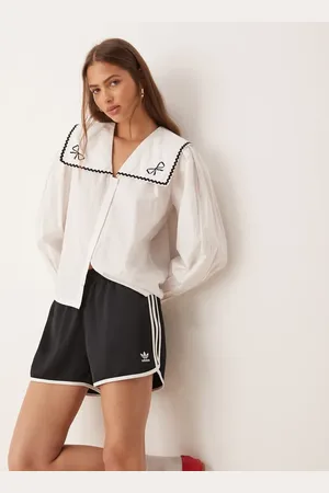 adidas Pantalones cortos negros con tres rayas Sprinter de