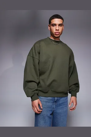 ASOS Sudadera ultragrande de tejido grueso de 400 g/m2 premium de