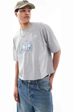 ASOS Camiseta corte extragrande con estampado floral gráfico de