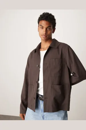 MANGO Chaqueta holgada de -Azul marino