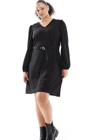 VERO MODA Vestido corto con cinturón de