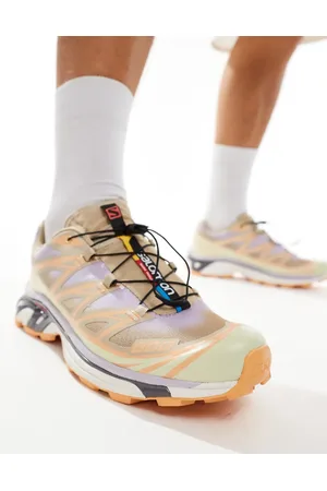 Salomon Zapatillas de deporte color pimienta blanca XT-6 Skyline de