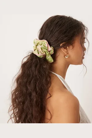 ASOS Coletero abullonado con estampado floral y ribetes rosas en contraste de