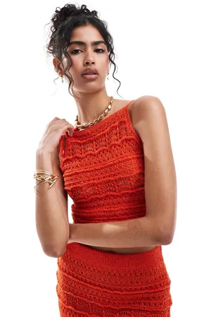 ASOS Top de tirantes anudados de punto con lentejuelas de (parte de un conjunto)