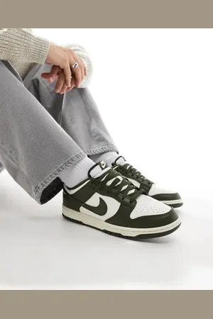 Nike Zapatillas de deporte crema y caquis Dunk Low Retro de -Blanco
