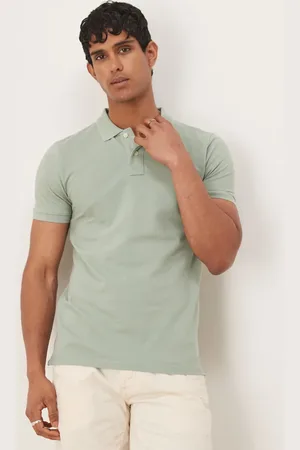 SCALPERS Polo verde básico II de -Azul