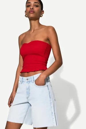 Bershka Bermuda Denim Mujer 40