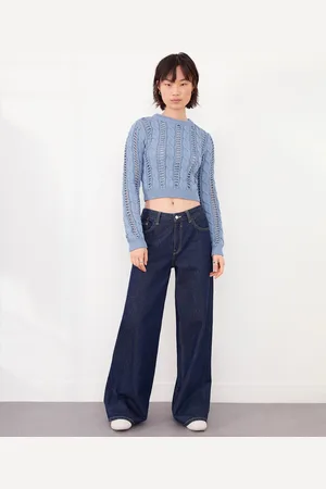 Bershka Jersey Trenzado Mujer L