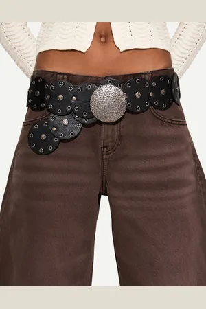 Bershka Cinturón Tachas Mujer 85